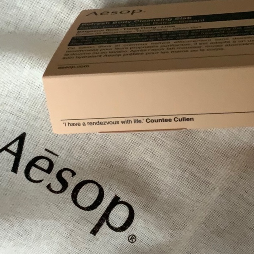 BNIB AESOP Refresh Body Cleansing Slab